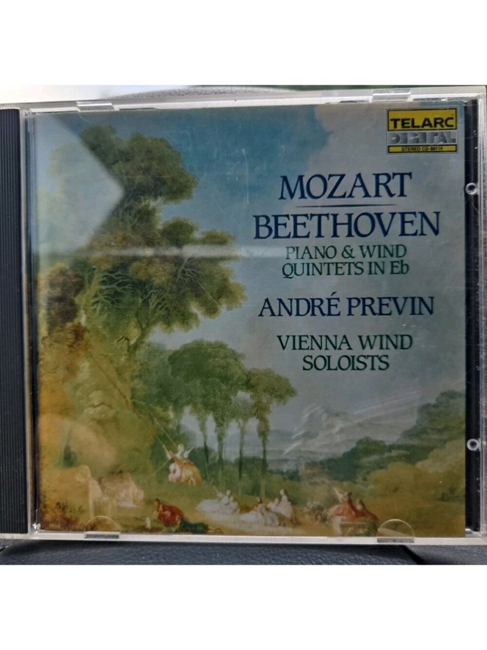 MOZART BEETHOVEN Andre Previn Vienna Wind Soloists Digital DDD CD